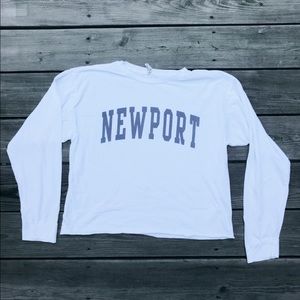BRANDY MELVILLE White Newport Longsleeve